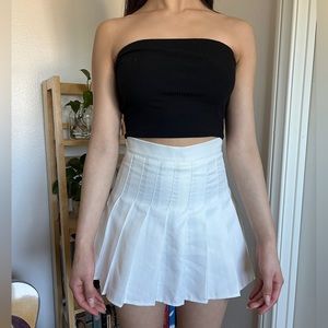 Pleated Mini Skirt